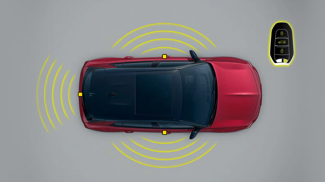 Opel Astra - Bezpečnost a asistenční systémy - Bezklíčové odemykání a startování Opel Astra
