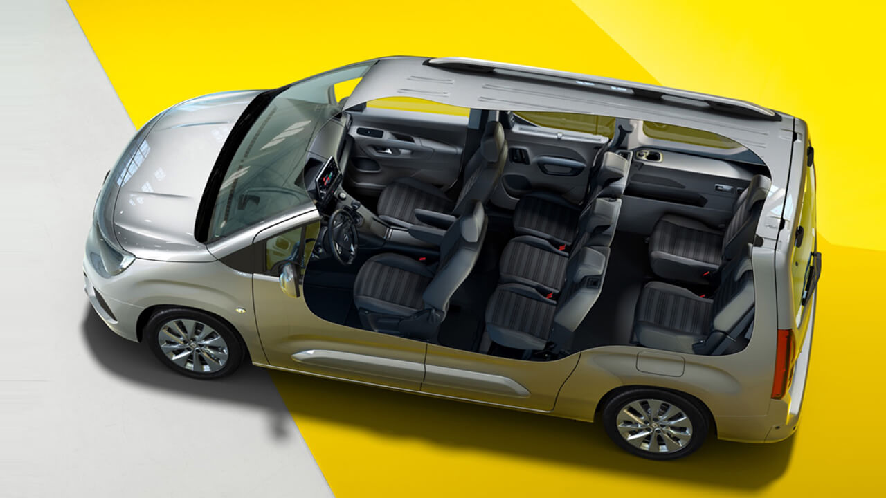 Opel Combo-e Life - Všestrannost - Flexibilní sedadla Opel Combo-e Life