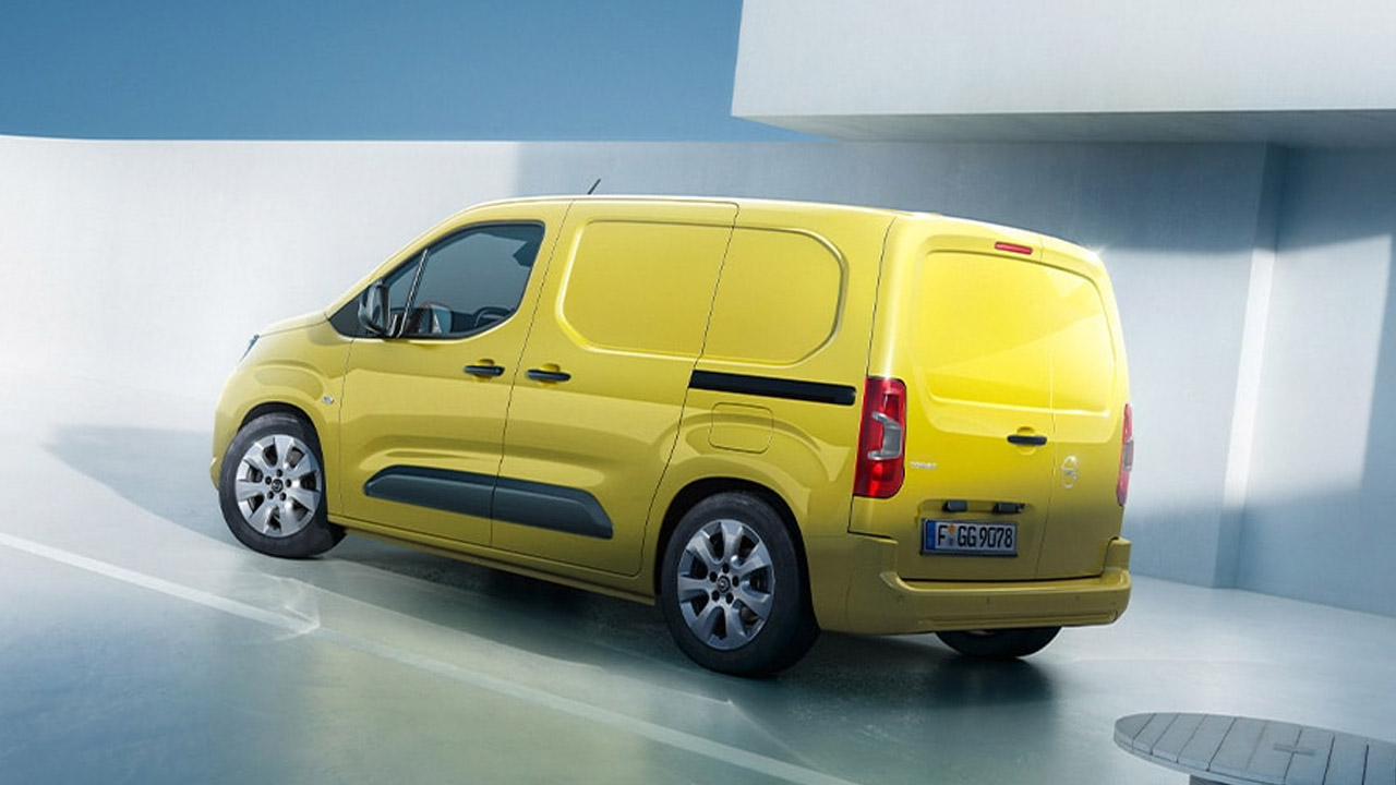 Opel Combo Van - Náklad - Rozměry Opel Combo Van