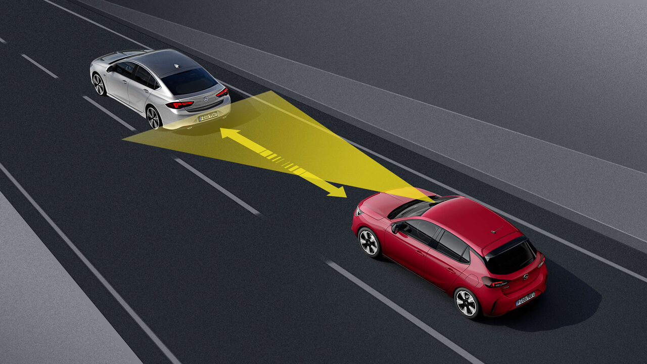 Opel Corsa - Inovace - Adaptivní tempomat Opel Corsa