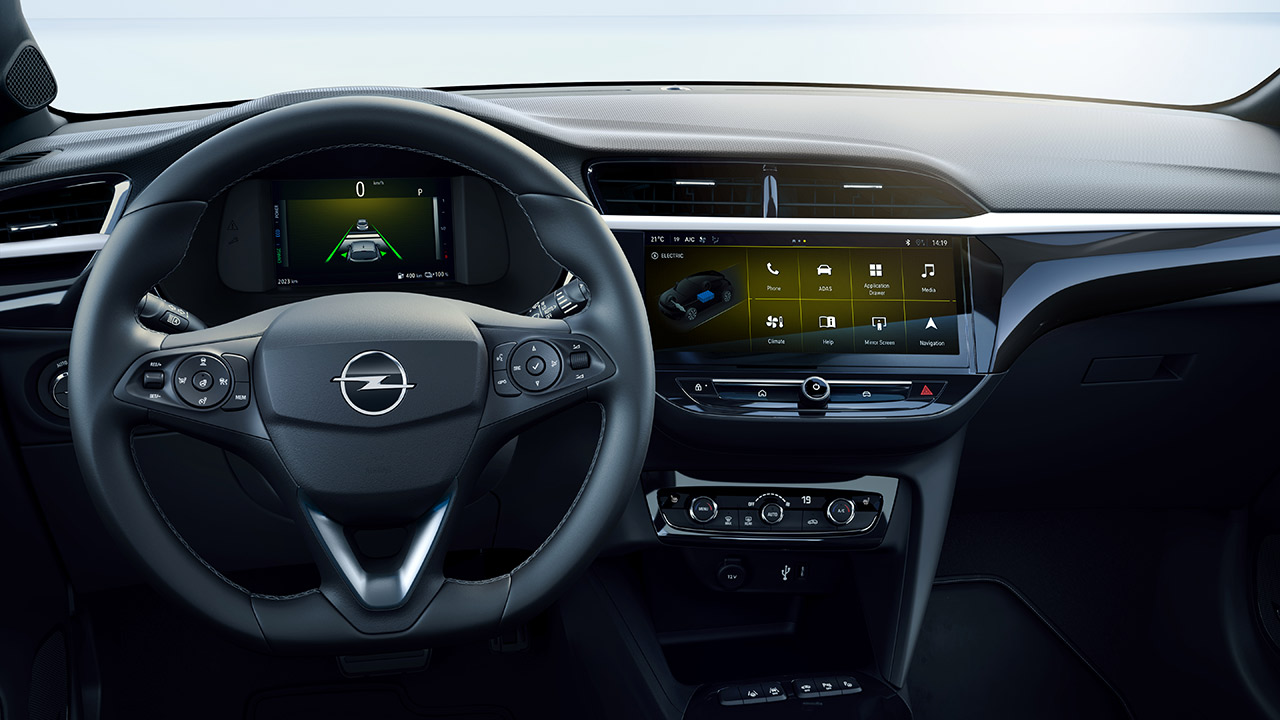 Opel Corsa - Inovace - Digitální panel přístrojů Opel Corsa