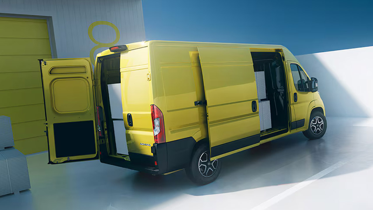 Opel Movano - Nákladový prostor - Ochrana nákladu a přepážka Opel Movano