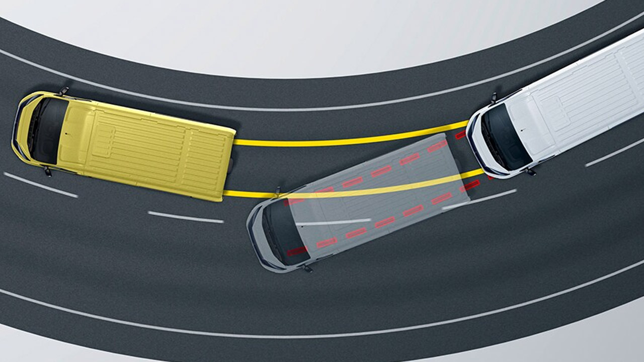 Opel Movano - Bezpečnost a asistenční systémy - Elektronický stabilizační systém (ESP) Opel Movano